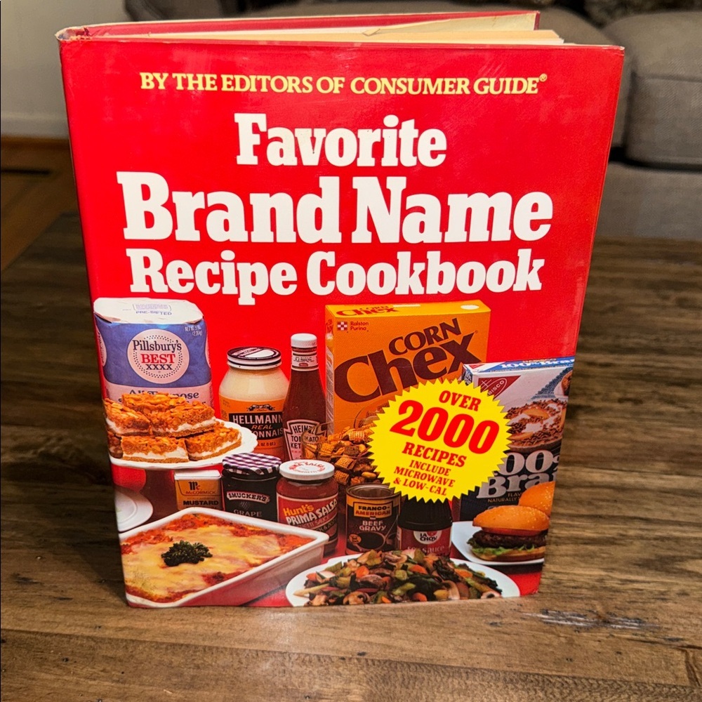VTG 1981 HARDBACK 384 PAGE FAVORITE BRAND NAME RECIPE COOKBOOK 2000+ RECIPES